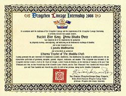 Teaching Certificate